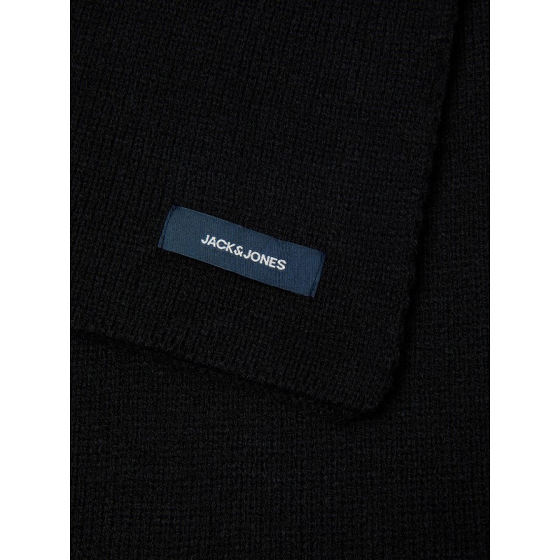 JACK & JONES Dna strik tørklæde - Sort