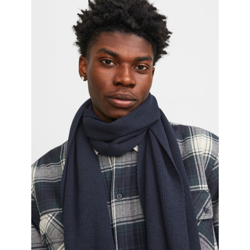 JACK & JONES Dna strik tørklæde - Navy Blazer