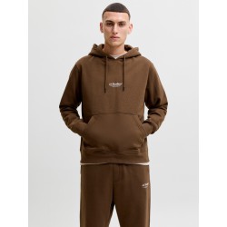 JACK & JONES Soho sweat hoodie - Cocoa