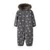 NAME IT MINI dreng - Snow flyverdragt - Blackened Pearl