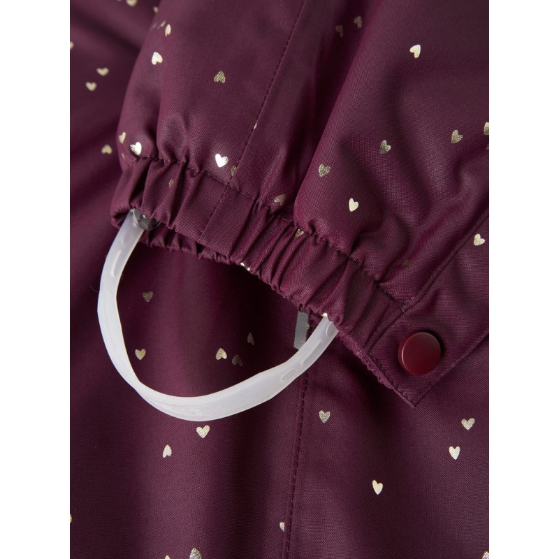 NAME IT MINI pige - Snow glitter flyverdragt - Fig
