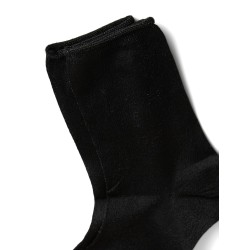 PIECES Ellamia glitter strømper - Black / Glitter
