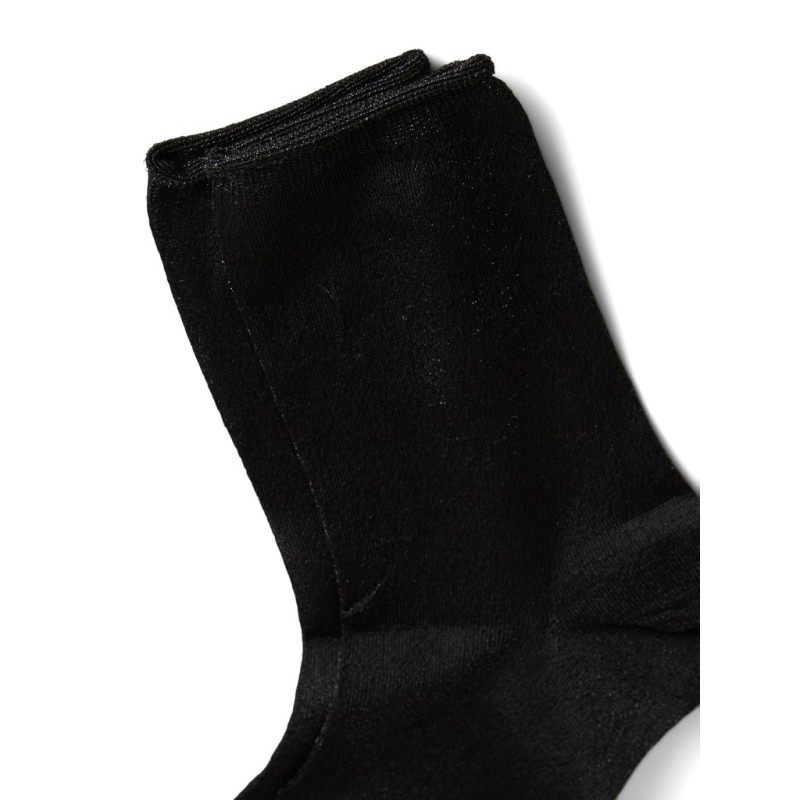 PIECES Ellamia glitter strømper - Black / Glitter
