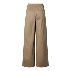 PIECES Pam high waist wide leg bukser - Greige