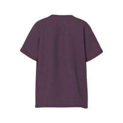 PIECES Skylar kortærmet oversized T-shirt - Plum Perfect