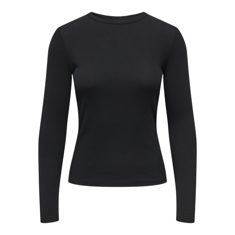 JDY Lucky langærmet bluse - Black