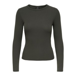 JDY Lucky langærmet bluse - Black Olive