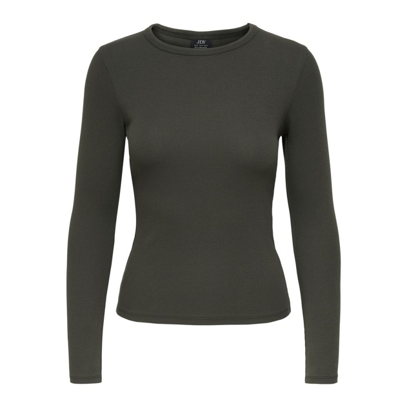 JDY Lucky langærmet bluse - Black Olive