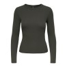 JDY Lucky langærmet bluse - Black Olive