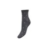 JDY Smile rib strømper - Dark Grey Melange / Flower