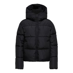 ONLY Juta kort pufferjakke - Black