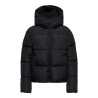 ONLY Juta kort pufferjakke - Black