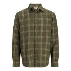 JACK & JONES Blane langærmet skjorte - Forest Night