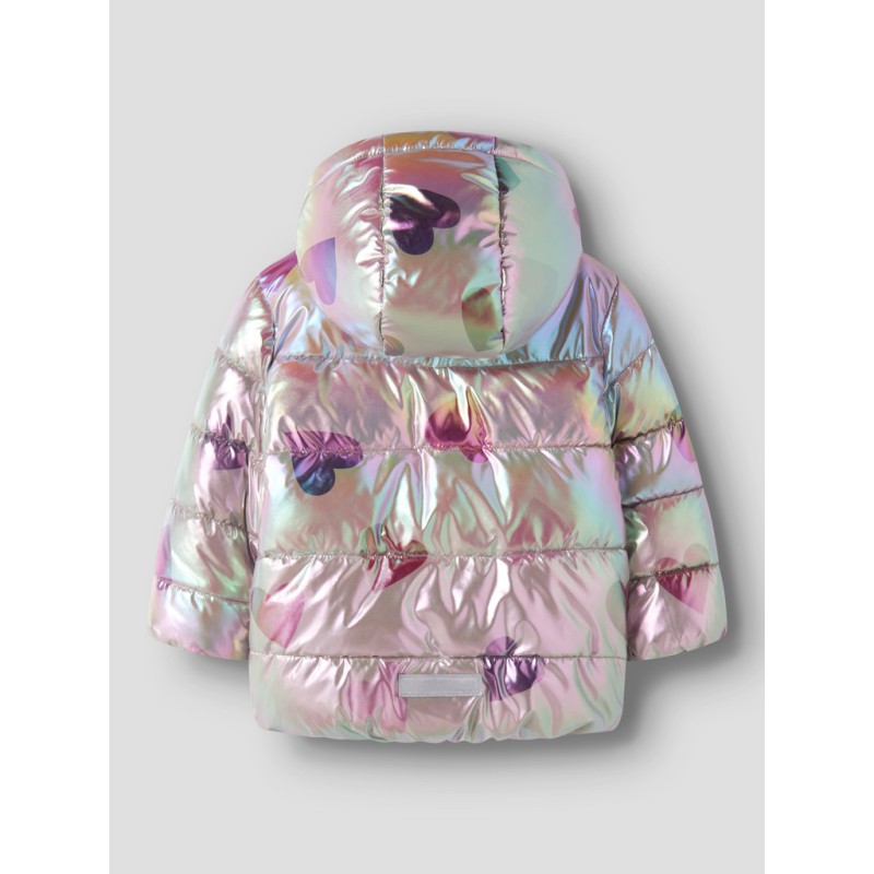 NAME IT MINI pige - Molina shiney pufferjakke - Fungi