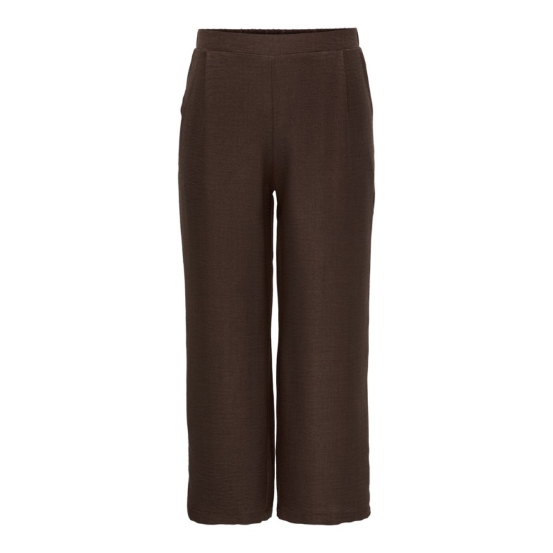 ONLY CARMAKOMA Bay straight bukser - Coffee Bean / Melange