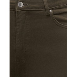 ONLY CARMAKOMA Willy high waist wide denim jeans - Dark Brown Denim