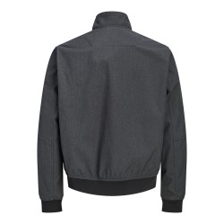 JACK & JONES Liam softshell bomberjakke - Dark Grey Melange