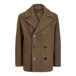 JACK & JONES Bluneil wool blend frakke - Crocodile