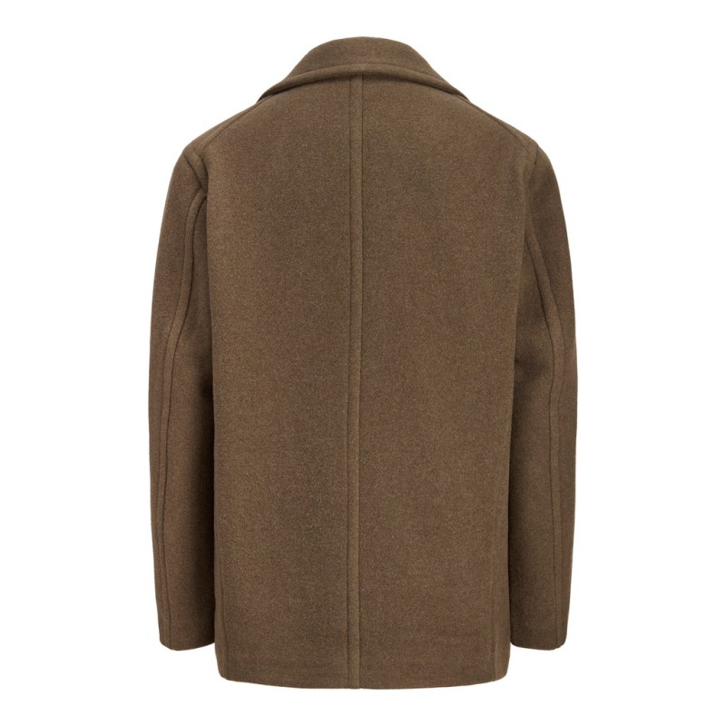 JACK & JONES Bluneil wool blend frakke - Crocodile