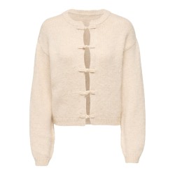 JDY Dinea langærmet strikcardigan - Birch