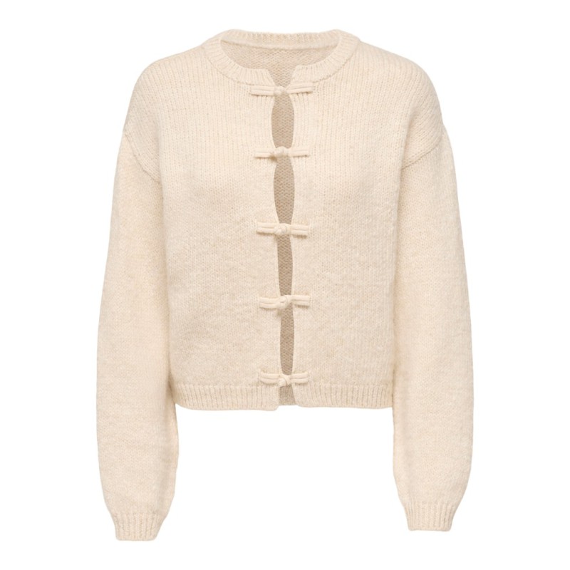 JDY Dinea langærmet strikcardigan - Birch