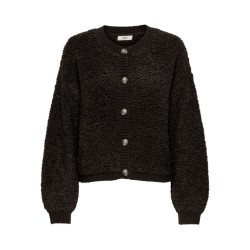 JDY Eira life strikcardigan - Chocolate Torte