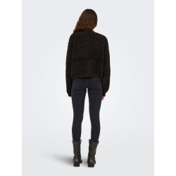 JDY Eira life strikcardigan - Chocolate Torte