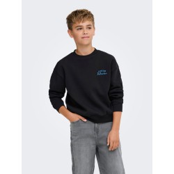 KIDS ONLY Ceres union langærmet sweatshirt - Black