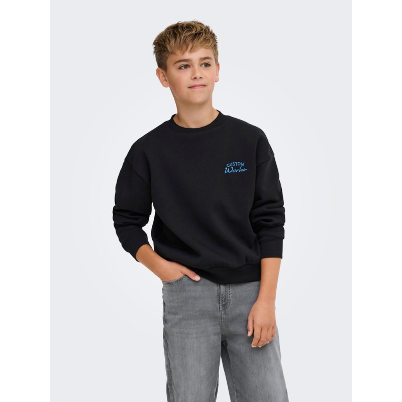 KIDS ONLY Ceres union langærmet sweatshirt - Black