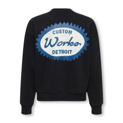 KIDS ONLY Ceres union langærmet sweatshirt - Black