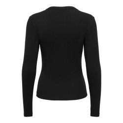 ONLY Riley langærmet bluse - Black