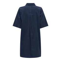 ONLY Gry-Nessa fløjlskjole - Navy Blazer