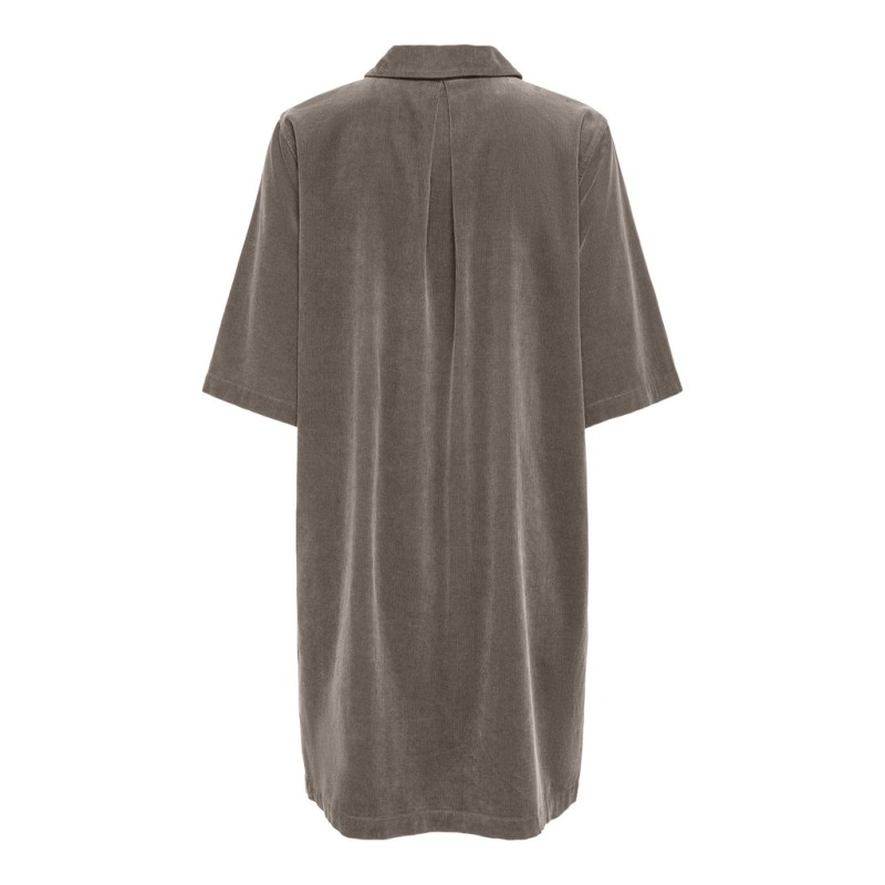 ONLY Nessa zip fløjlskjole - Falcon