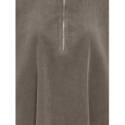 ONLY Nessa zip fløjlskjole - Falcon