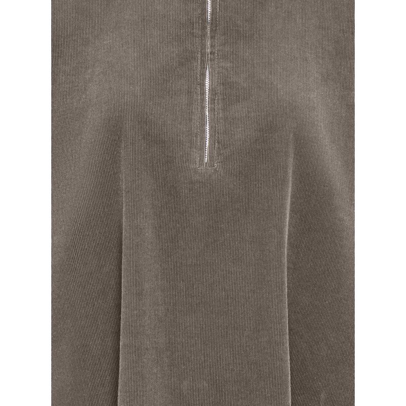 ONLY Nessa zip fløjlskjole - Falcon