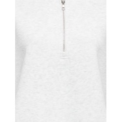 ONLY Lesure half zip sweatshirt - Light Grey Melange