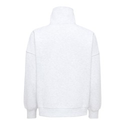 ONLY Lesure half zip sweatshirt - Light Grey Melange