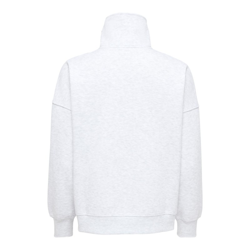 ONLY Lesure half zip sweatshirt - Light Grey Melange