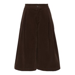 ONLY Costa high waist fløjls bermuda shorts - Coffee Bean
