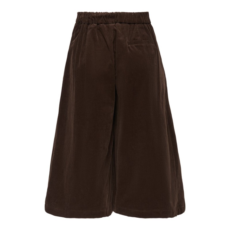 ONLY Costa high waist fløjls bermuda shorts - Coffee Bean