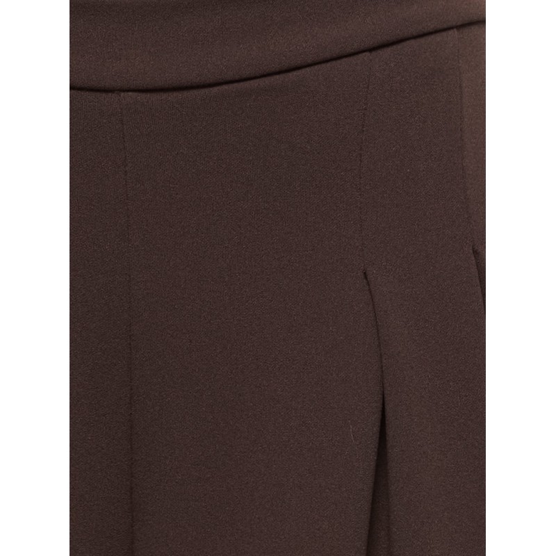 ONLY Bang pleat wide bukser - Coffee Bean