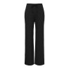 ONLY Milla glitter wide bukser - Black / Silver Lurex