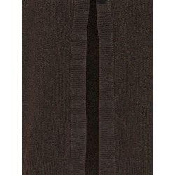 JDY Brilliant life onebutton strikvest - Coffee Bean / Melange