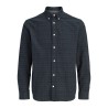JACK & JONES PLUS Stanley flannel langærmet skjorte - Scarab