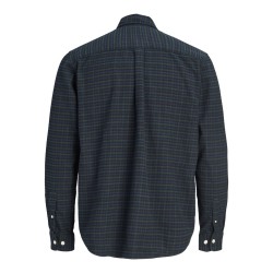 JACK & JONES PLUS Stanley flannel langærmet skjorte - Scarab