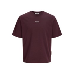 JACK & JONES Club back script T-shirt - Fudge