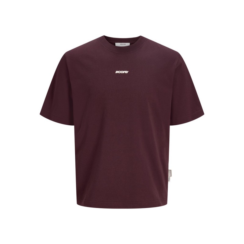 JACK & JONES Club back script T-shirt - Fudge