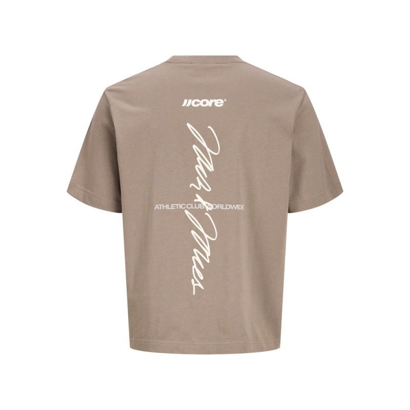 JACK & JONES Club back script T-shirt - Falcon