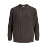 JACK & JONES PLUS Jaxon striktrøje - Mulch