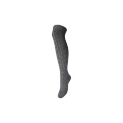 PIECES April kneehigh strømper - Medium Grey Melange